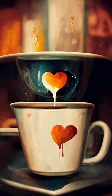 Koffiekopje illustratie koffie illustratie