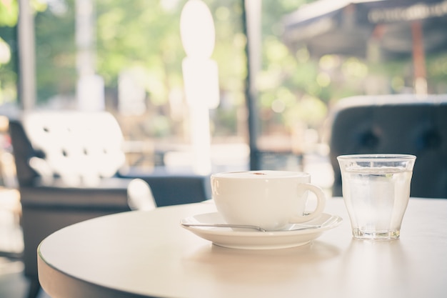 koffiekopje met achtergrond