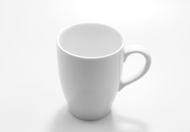 koffiekopje porselein geïsoleerde witte achtergrond
