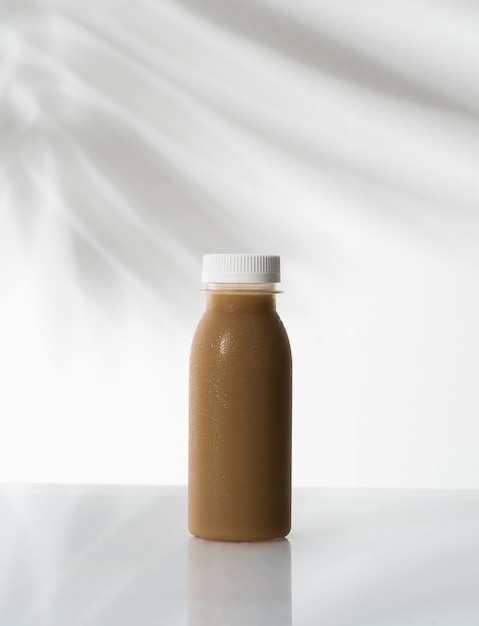koffieproduct op plastic fles