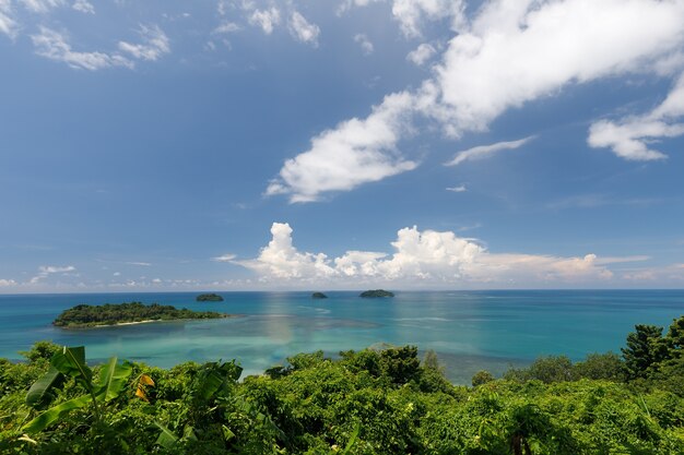 Koh Chang view point with beautiful and natural scenery.