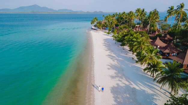 Photo koh kradan tropical island in the andaman sea trang in thailand