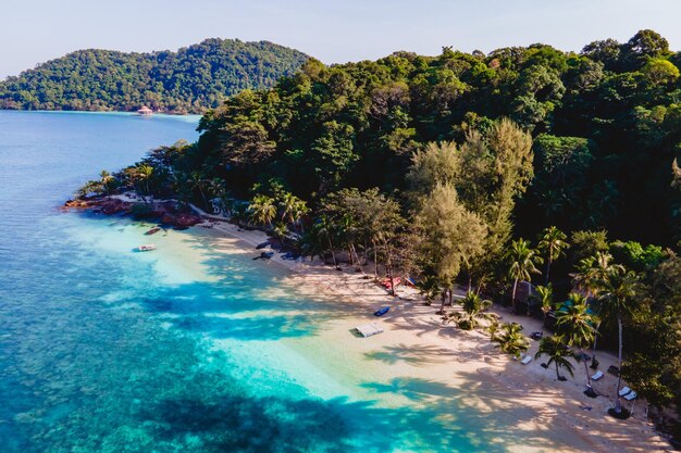 Koh Wai Island Trat Thailand is a tinny tropical Island near Koh Chang