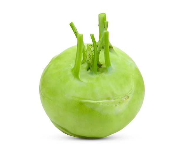 Kohlrabi isolated on a white backround