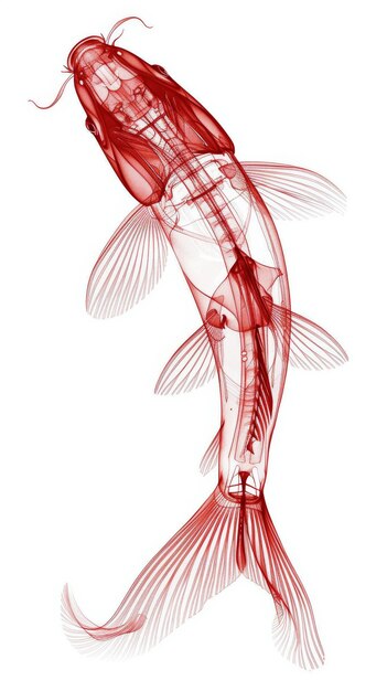 Photo koi fish illustration