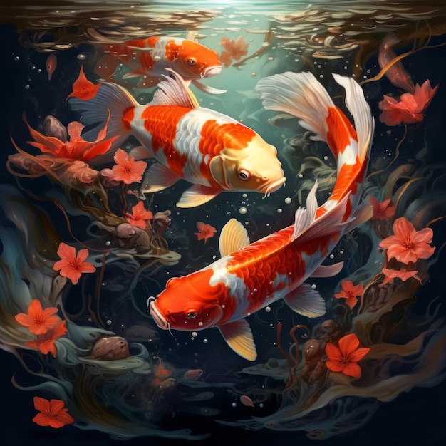 Koi fish visual album full of meditation vibes and gorgeous moments for koi lovers