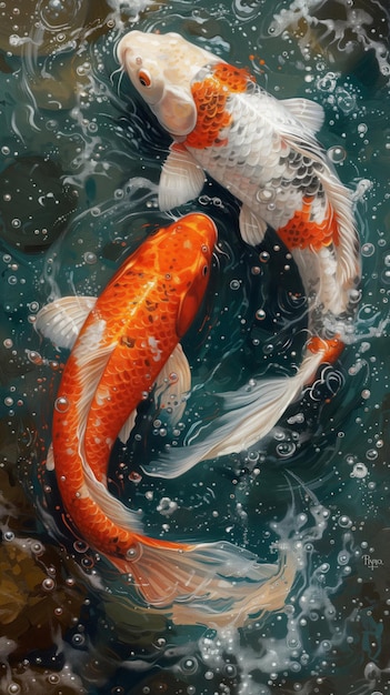 Визуальный альбом рыбы Кой, полный медитационных вибраций и великолепных моментов для любителей koi