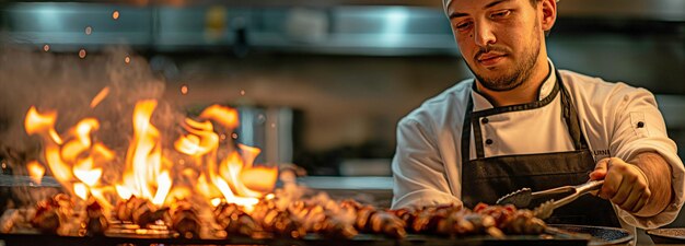 Foto koken met flair als chef-kok