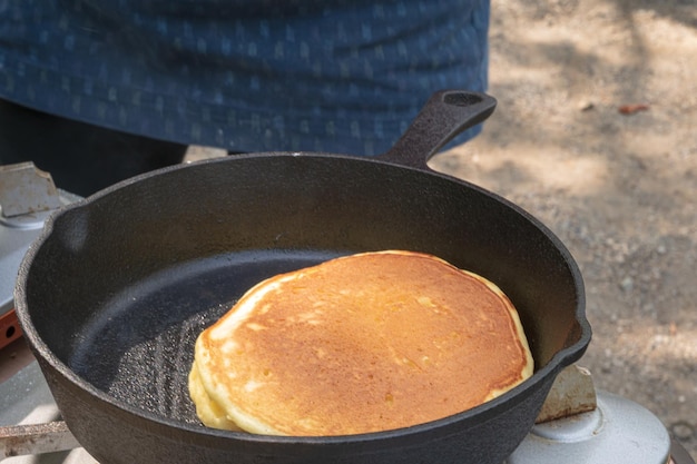 Koken op het kamp