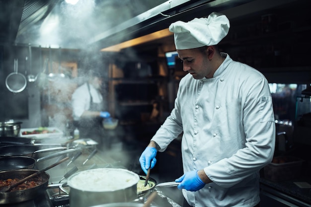 koken tot een storm