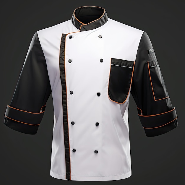 Koksjas mockup Chef uniform koksjas