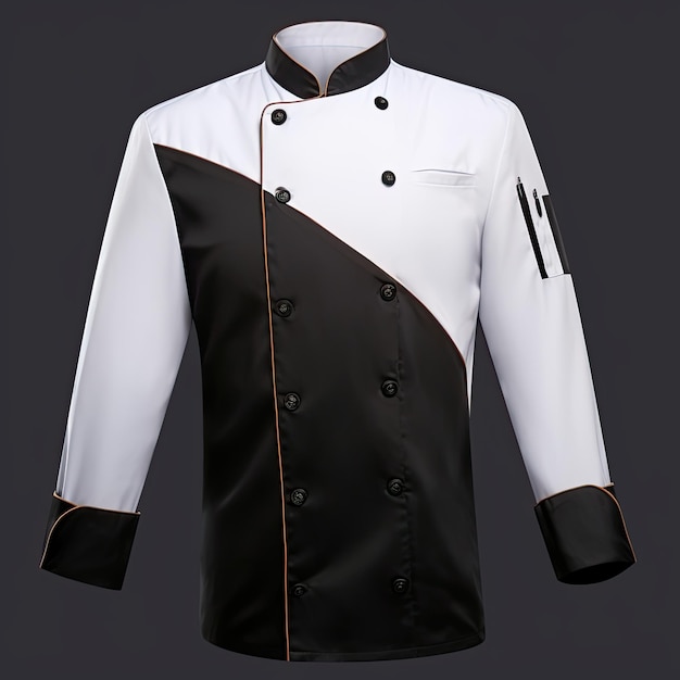 Koksjas mockup Chef uniform koksjas