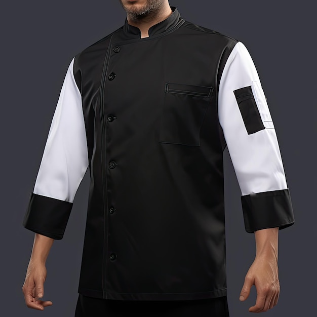 Koksjas mockup Chef uniform koksjas