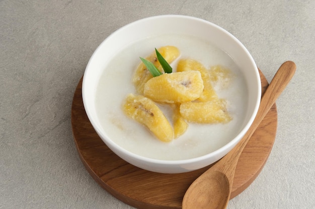 Kolak Kolak Pisang is Indonesian traditional dessert made from banana with coconut milk and sugar