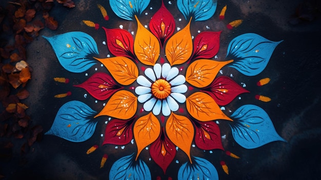 Kolam mandala India tradition