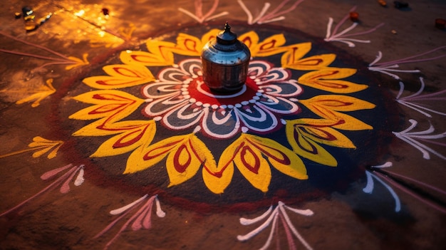 Kolam mandala India tradition