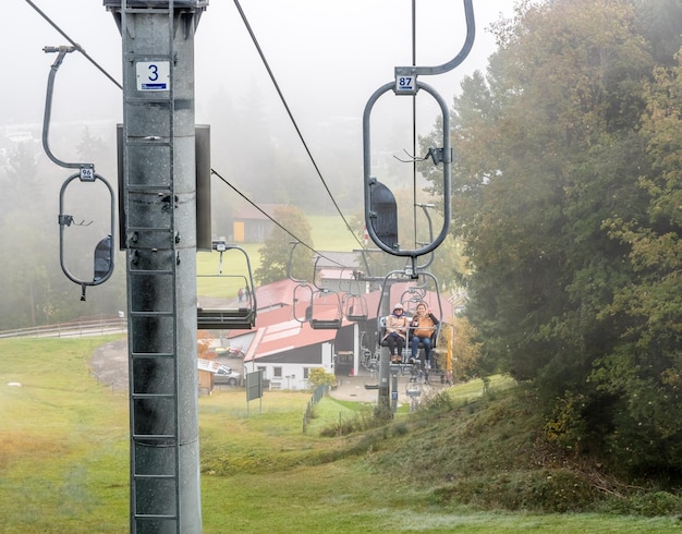 Kolben chair lift in Oberammergau