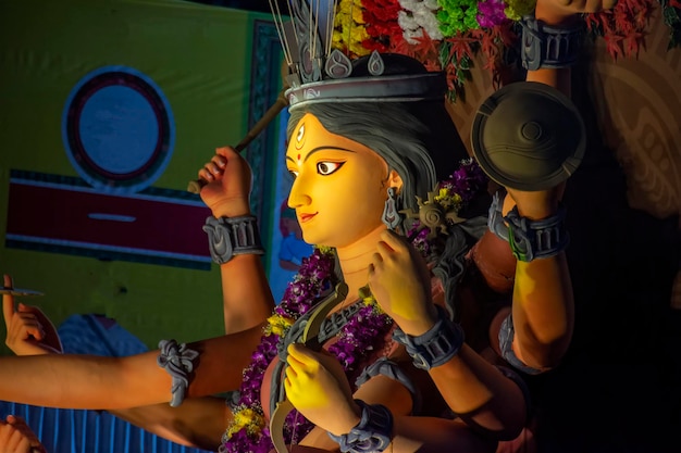 Foto kolkata puja carnival 2022 organizzato dal governo del bengala occidentale a partire dall'8 ottobre 2022 a kolkata