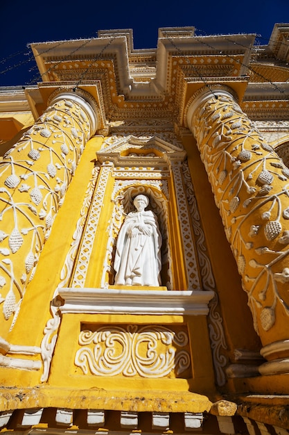 Koloniale architectuur in de oude stad van Antigua Guatemala, Midden-Amerika, Guatemala