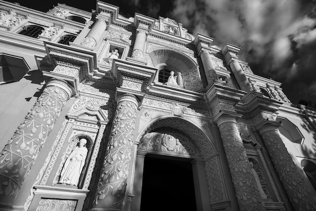 Koloniale architectuur in de oude stad van Antigua Guatemala, Midden-Amerika, Guatemala