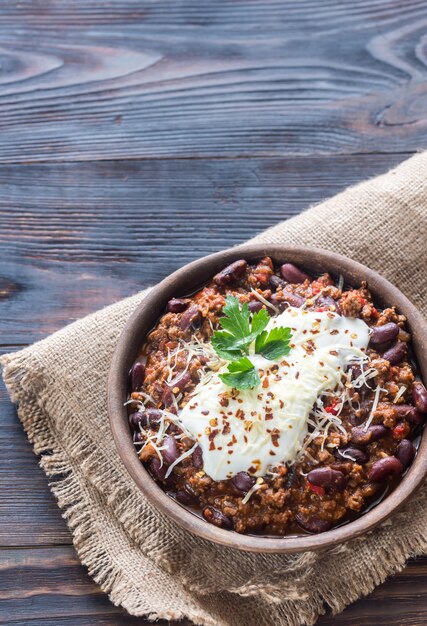 Kom chili con carne