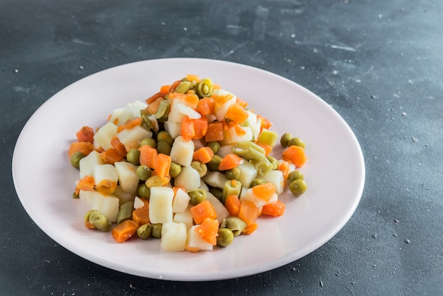 Kom traditionele Russische salade