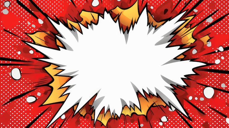 Foto komische explosie trending hd behang 8k4k2k behang