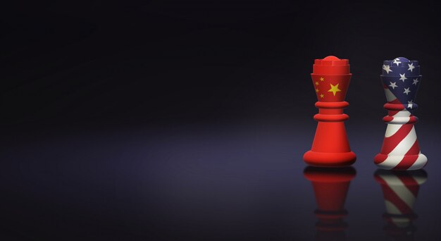 Koning schaken china vs koning schaken amerika