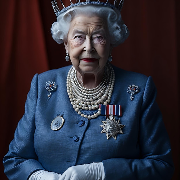 Foto koningin elizabeth