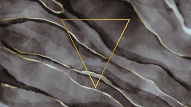 koninklijk elegant gouden zwart driehoeksbehang
