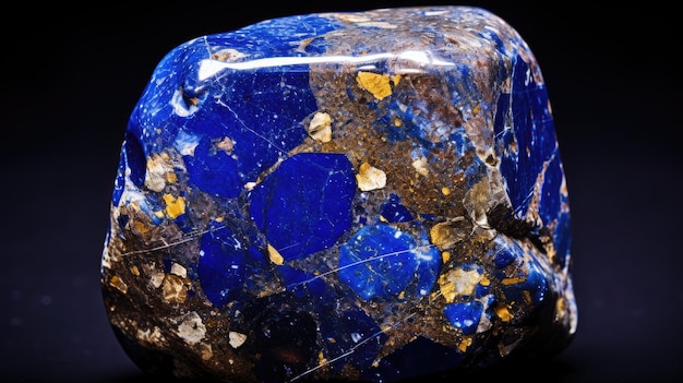 Koninklijk lapis lazuli edelsteen