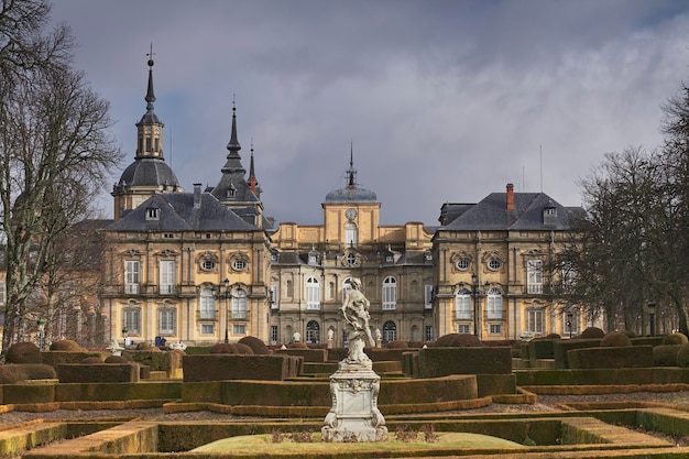 Foto koninklijk paleis van de boerderij van san ildefonso