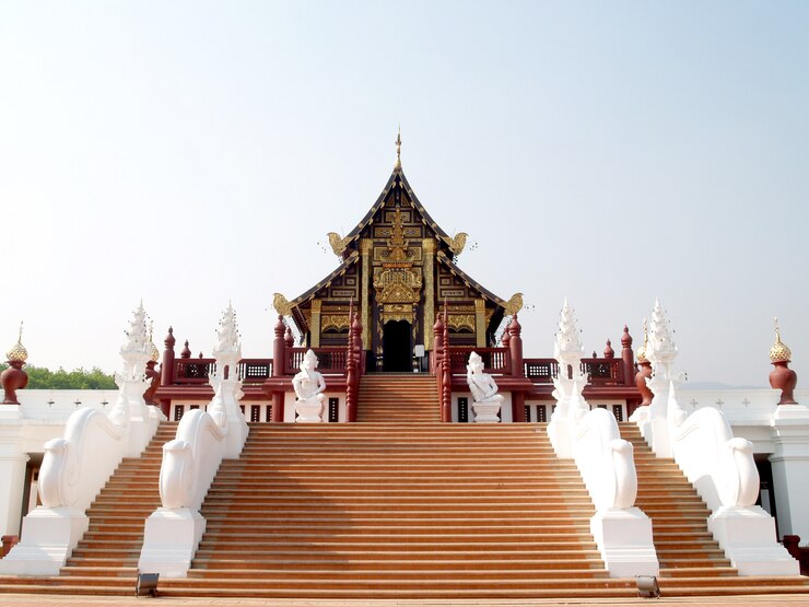 Koninklijk paviljoen, Chiang Mai, Thailand