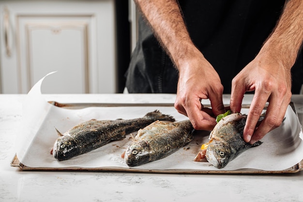 Kookvlees voor het koken