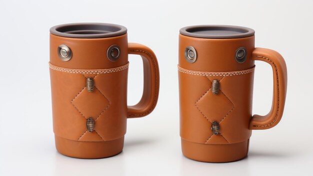 Photo koordinari leather mug a unique blend of tradition and contemporary style