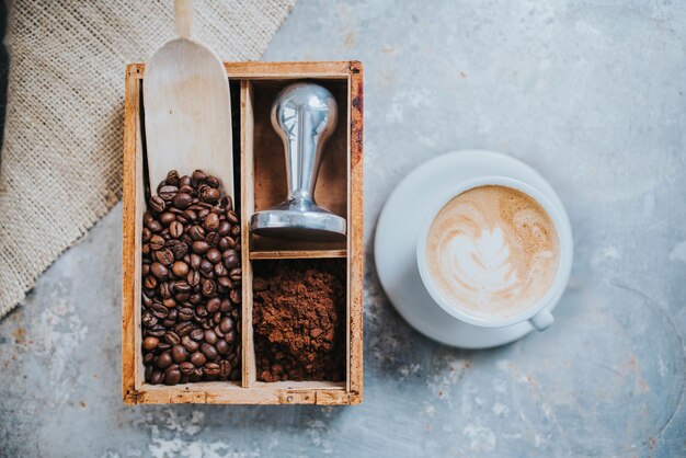 Kop heerlijke koffie