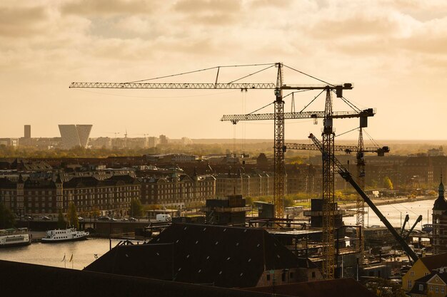 Kopenhagen Bouwplaatsen Denemarken