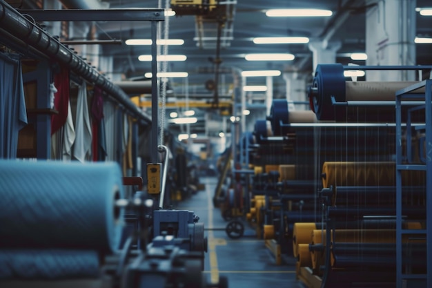 kopieerruimte voor het werkproces van de textielfabriek
