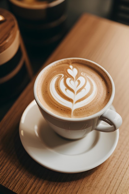 Kopje Latte Art Koffie