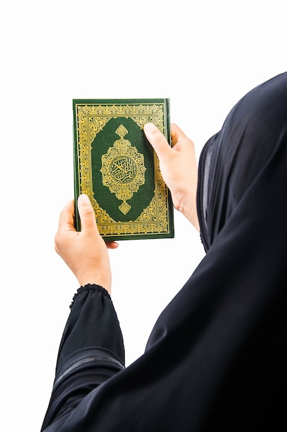 Koran in hand