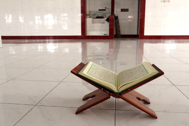 Koran or Quran in the mosque during the day