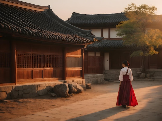 한국 여행 벽지 한국의 유명한 랜드마크 한국의 경치 좋은 풍경 한국의 관광 배경