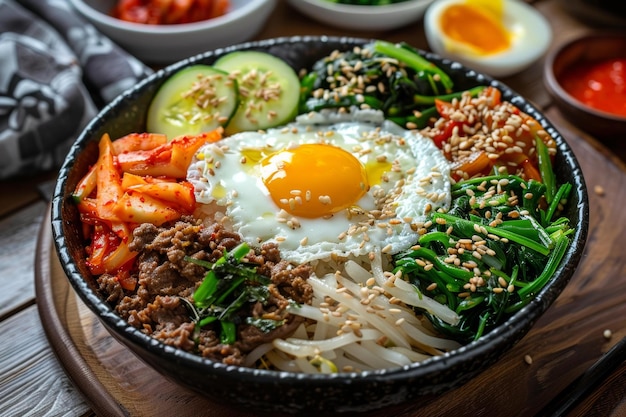 Koreaans voedsel Bibimbap