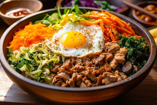 Koreaanse Bibimbap generatieve AI