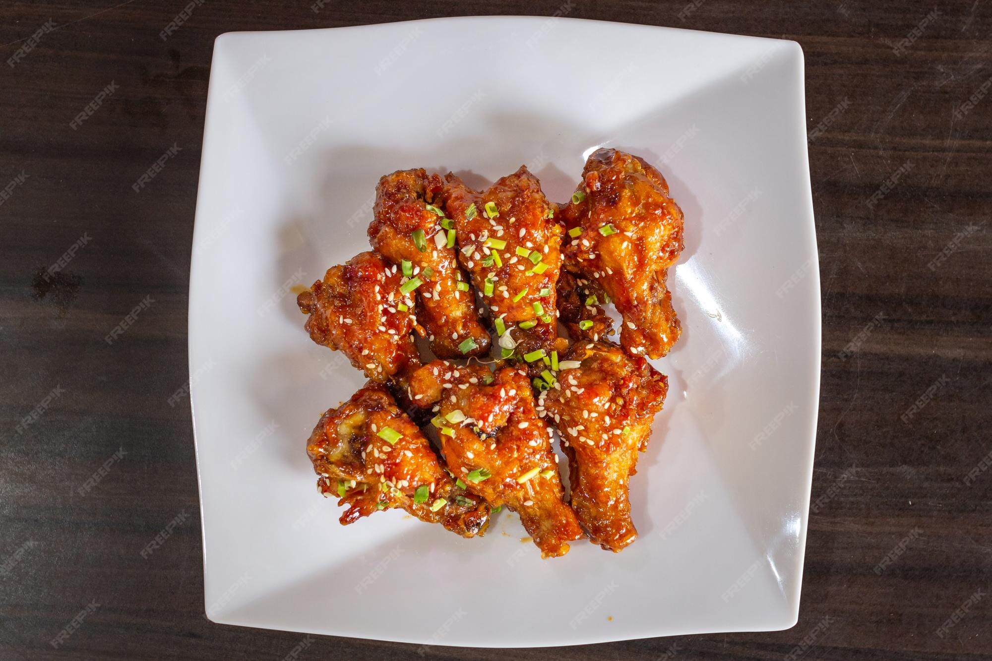 Premium Photo | Korean bbq chicken the classic korean dish street food