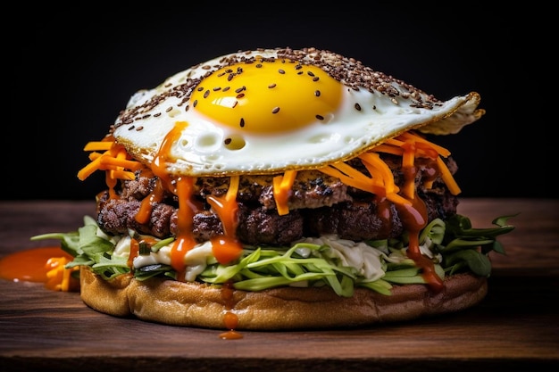 Korean Bulgogi Beef Slider Burger