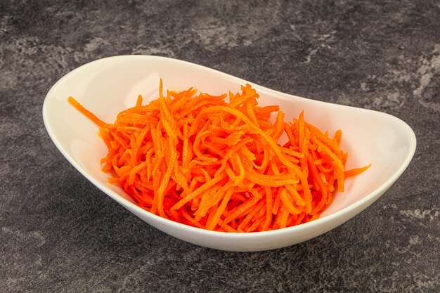 Korean carrot in the bowl