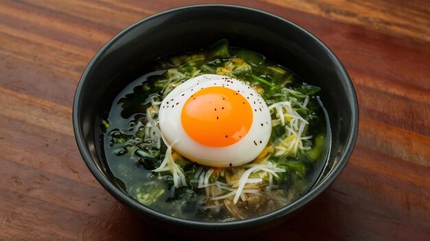 사진 한국 음식: 가이란 지 (gyuran jjim) 또는 포시드 달 (poached egg)