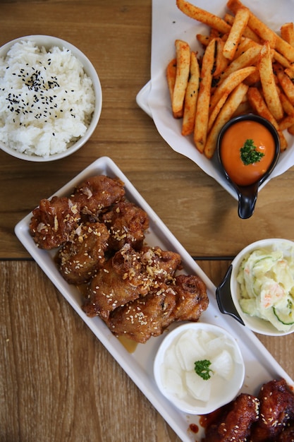 Korean fried chicken