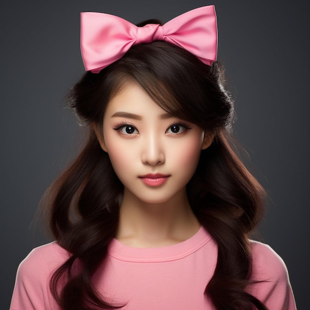 Korean Girls Embracing Playful Elegance in Vibrant Pink Fashion of Barbie